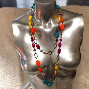 Brights necklace & belt
